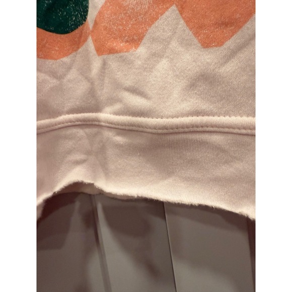 NWT Grayson Threads Pink‎ Santé Champagne Raw edge hem Sweatshirt XXL oversize - Picture 4 of 6
